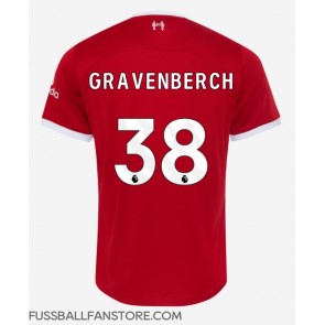Liverpool Ryan Gravenberch #38 Replik Heimtrikot 2023-24 Kurzarm